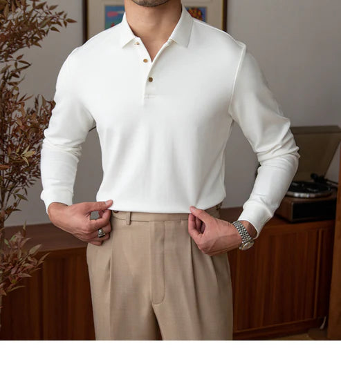 POLO RIBBED COLLAR SWEATER