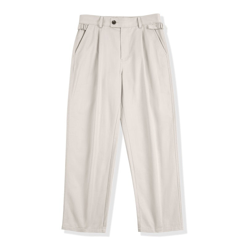 REGULAR FIT COTTON TROUSERS