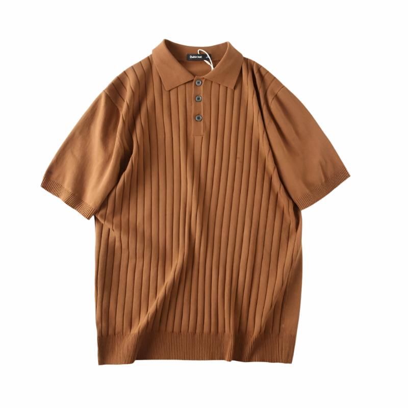 SHORT SLEEVE RIBBED POLO
