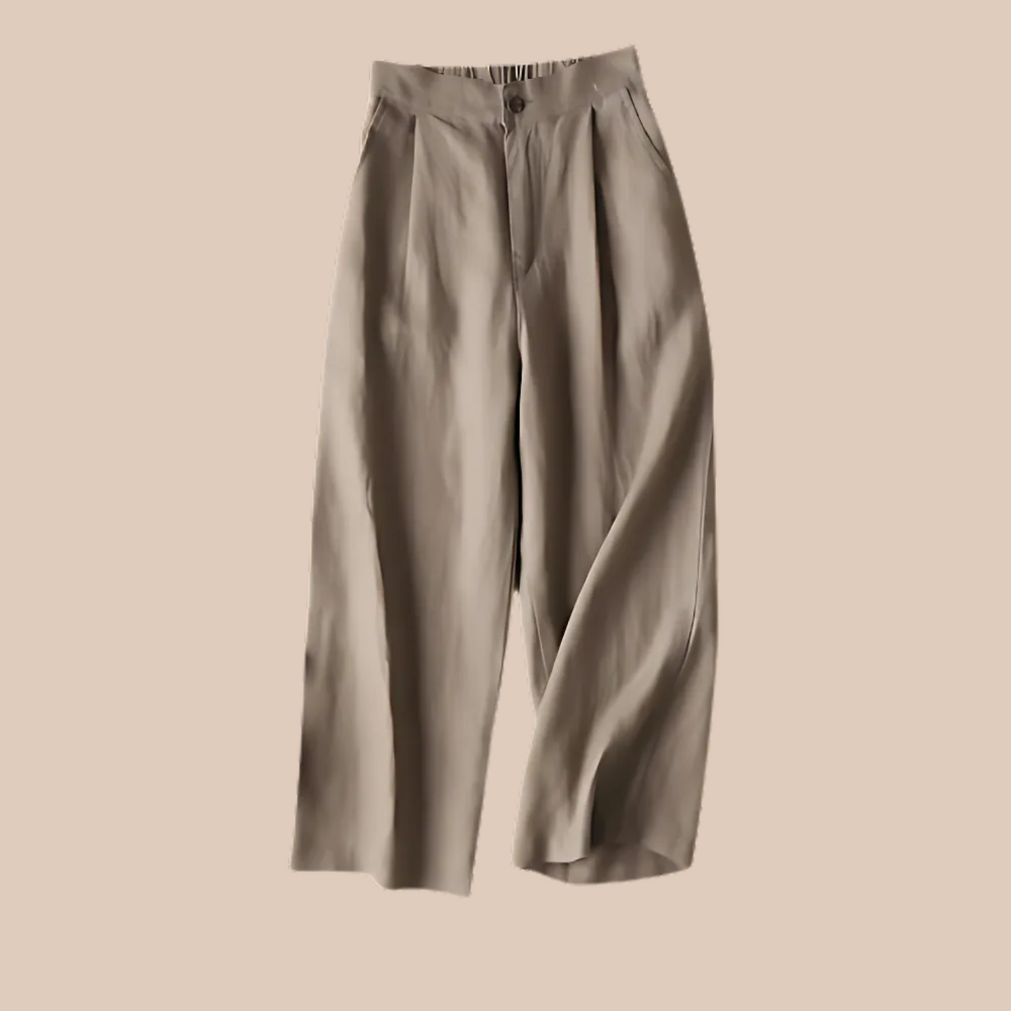 Cotton Linen Wide Leg Pants