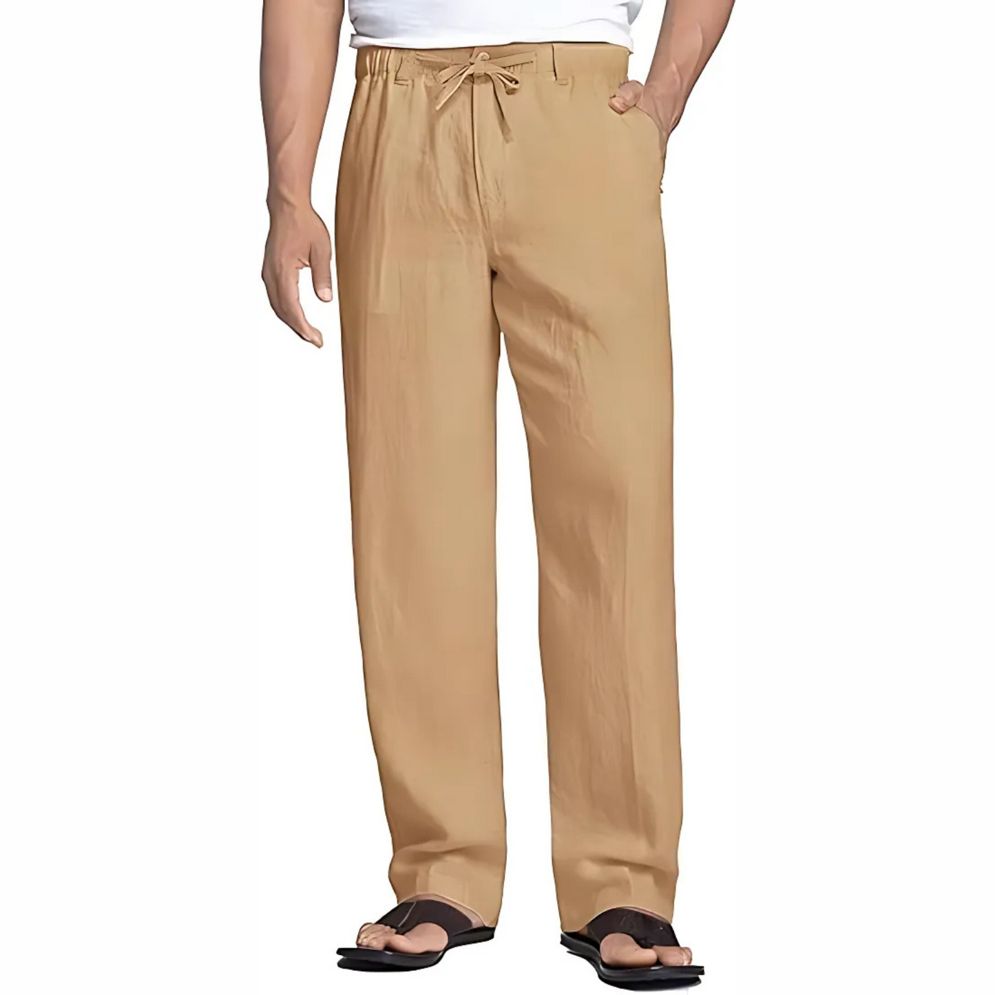 Casual Pants Linen Long Trousers