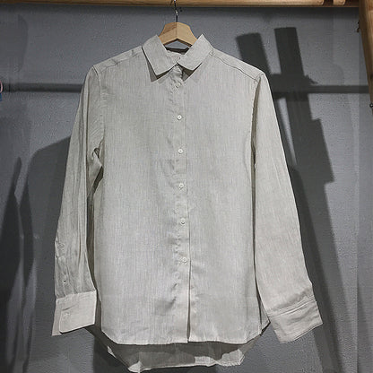 Women's Pure Linen Shirt