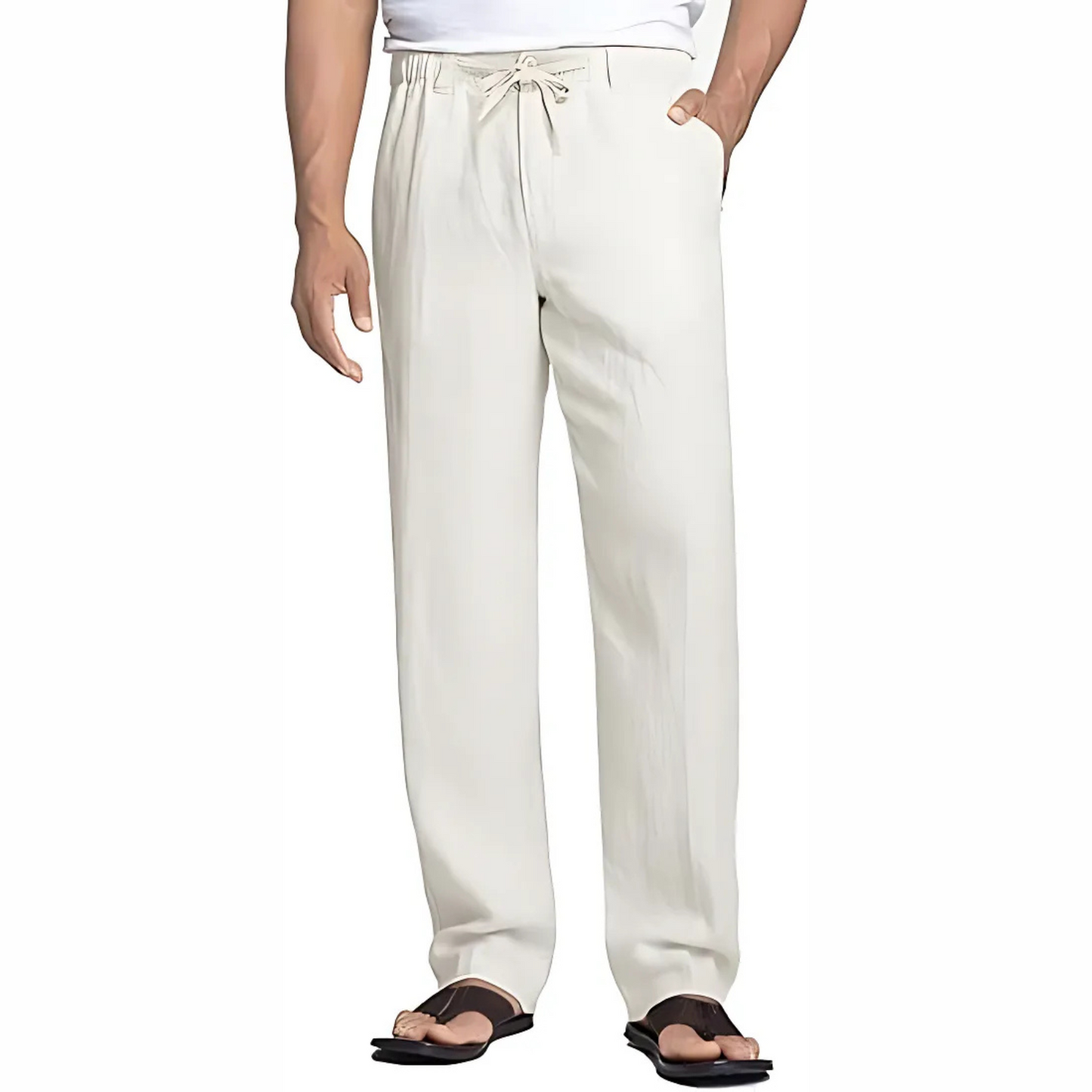 Casual Pants Linen Long Trousers