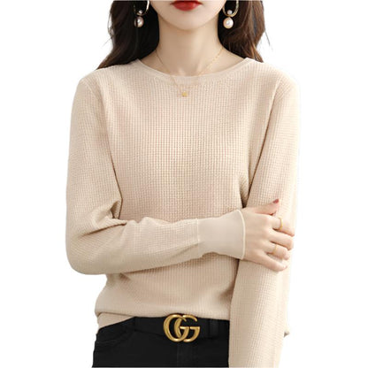 Long Sleeve Knitted Women's Sweater