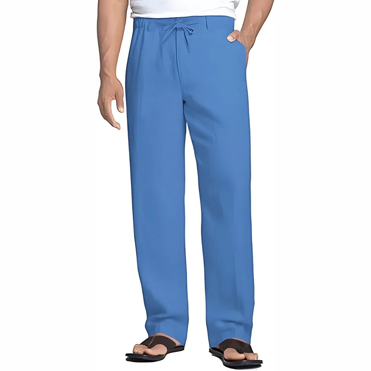 Casual Pants Linen Long Trousers