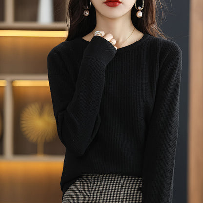 Long Sleeve Knitted Women's Sweater