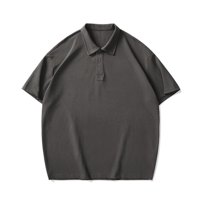 Solid Color Polo Shirt