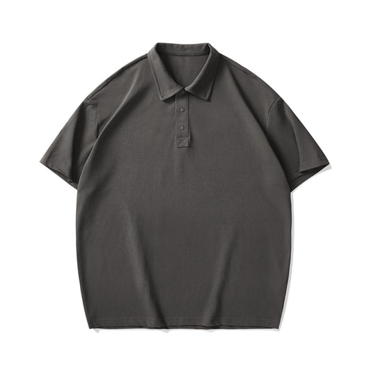 Solid Color Polo Shirt