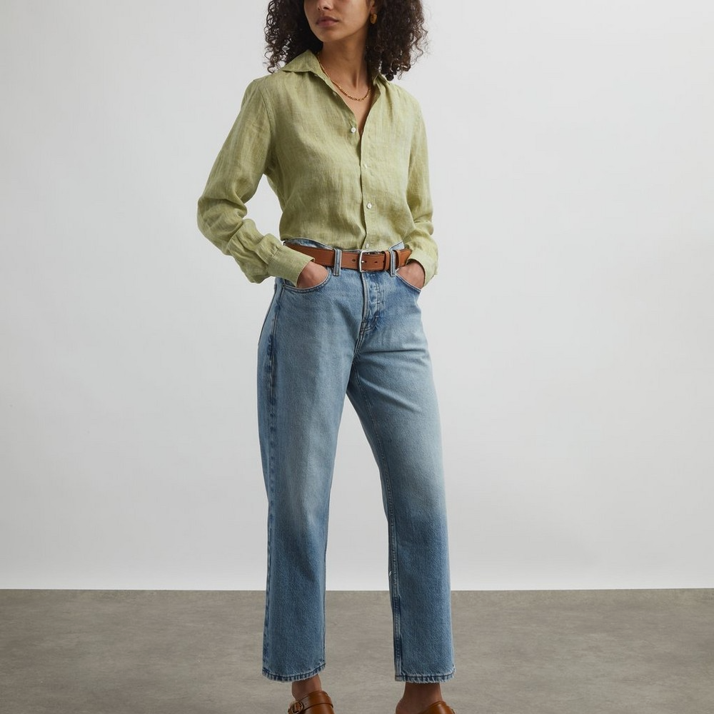 Women's Pure Linen Shirt