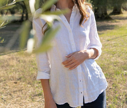 Women's Pure Linen Shirt